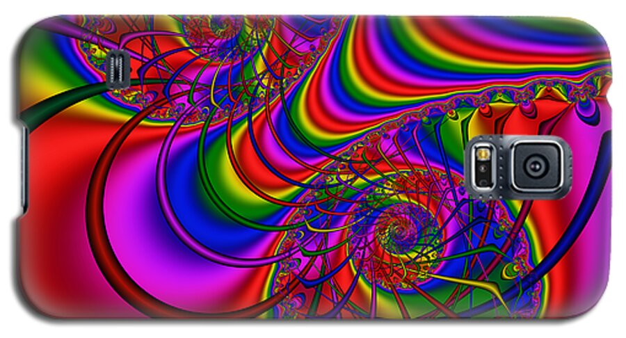 Abstract Galaxy S5 Case featuring the digital art Abstract 511 by Rolf Bertram