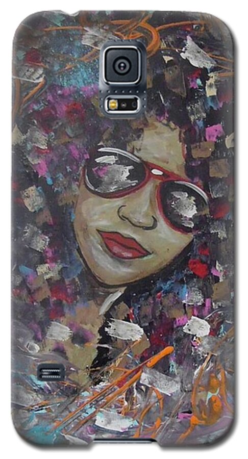 Abstract Galaxy S5 Case featuring the painting Abstract Beauty by Antonio Moore