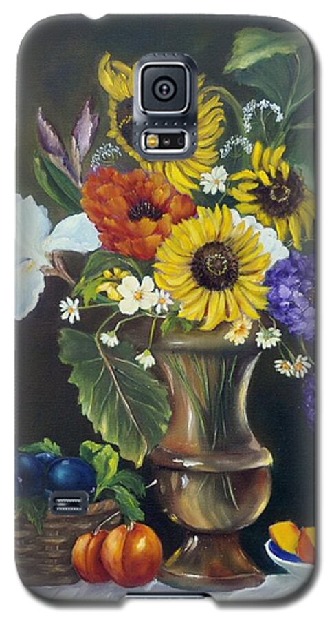 Still Life Galaxy S5 Case featuring the painting Abundance by Carol Sweetwood