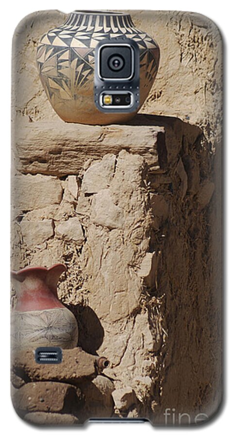Pottery Galaxy S5 Case featuring the photograph Acoma Pueblo Pottery by Debby Pueschel