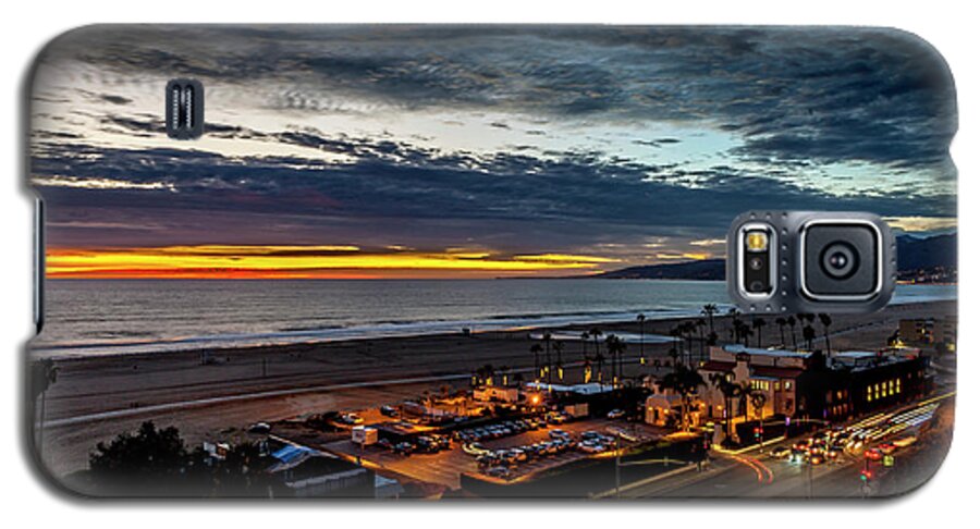 Santa Monica Galaxy S5 Case featuring the photograph After The Storm and Rain by Gene Parks