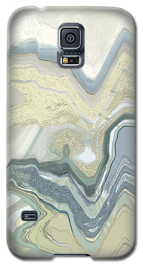 Abstract Galaxy S5 Case featuring the digital art Agate by Gina Harrison