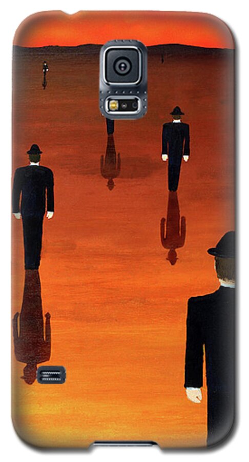 Surrealism Galaxy S5 Case featuring the painting Agents Orange by Thomas Blood