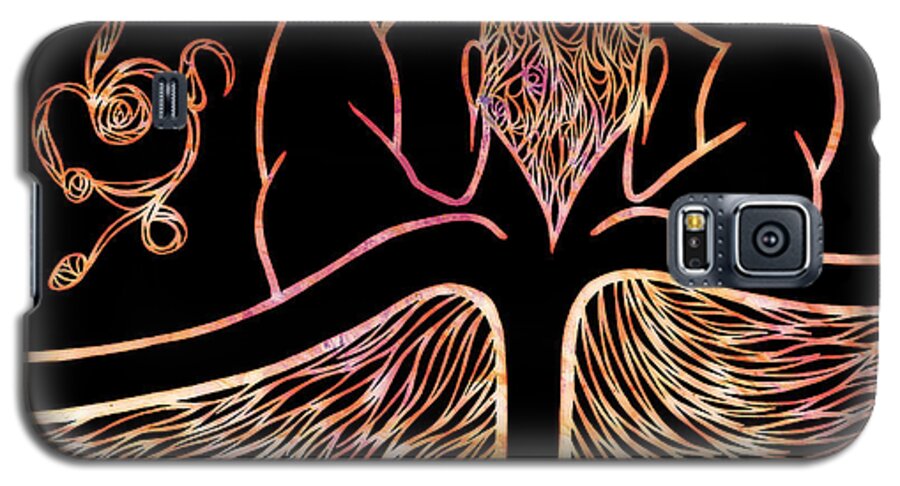 Jamie Lynn Gabrich Galaxy S5 Case featuring the digital art Fire Spirit by JamieLynn Warber