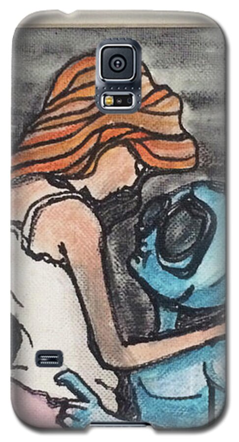 Seduction Galaxy S5 Case featuring the painting Alien Seduction by Similar Alien