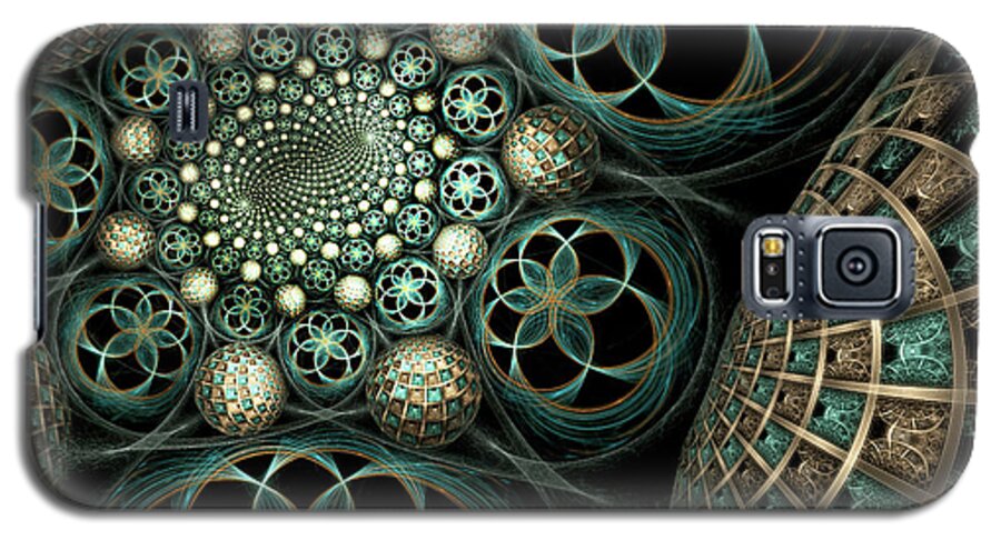 Fractals Galaxy S5 Case featuring the digital art All Circumstances by Missy Gainer