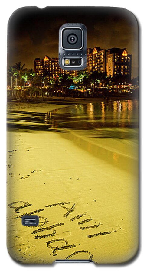 Reid Callaway Ami Aloha Galaxy S5 Case featuring the photograph AMI Aloha Aulani Disney Resort and Spa Oahu Hawaii Nightscape Art by Reid Callaway