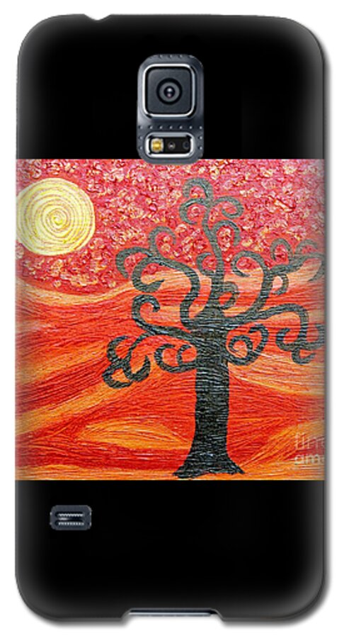 Ambient Galaxy S5 Case featuring the painting Ambient Bliss by Rachel Hannah