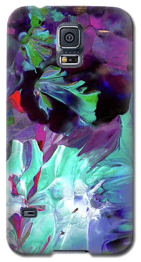 Angel Galaxy S5 Case featuring the painting Angel's Teardrop by Nan Bilden