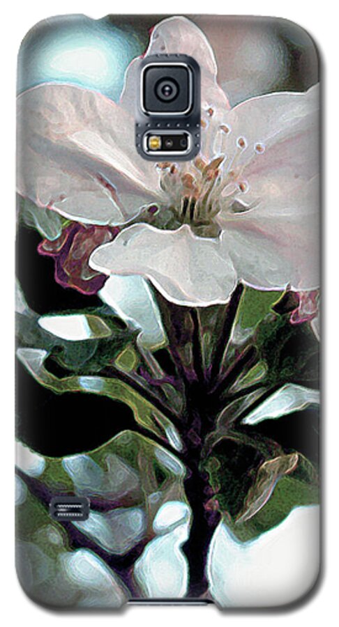 Flowers Galaxy S5 Case featuring the painting Apple Blossom Time by RC DeWinter
