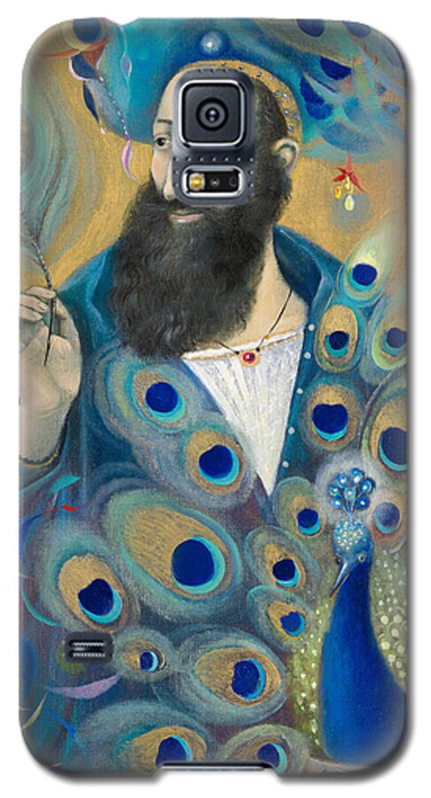 Peacock Galaxy S5 Case featuring the painting Aquarius by Annael Anelia Pavlova