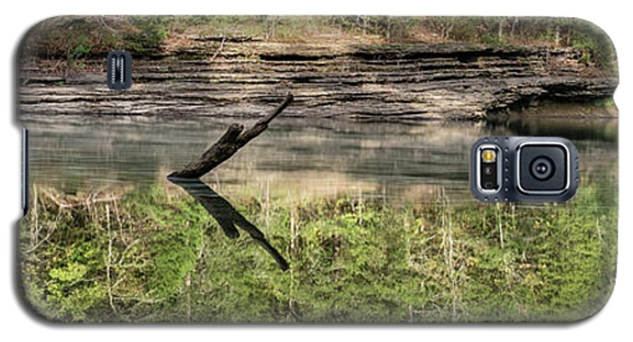 Arkansas Galaxy S5 Case featuring the photograph arkansas River panorama 2 by Mati Krimerman