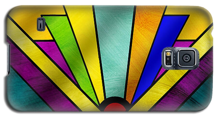 Art Deco Pattern 8 Galaxy S5 Case featuring the digital art Art Deco Pattern 8 by Chuck Staley