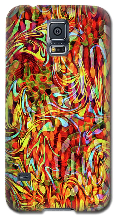 Illuminated Abstracts Galaxy S5 Case featuring the digital art Artistic Flair by Becky Titus