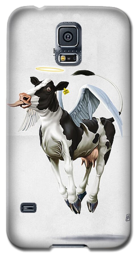 Illustration Galaxy S5 Case featuring the digital art Holy Cow by Rob Snow