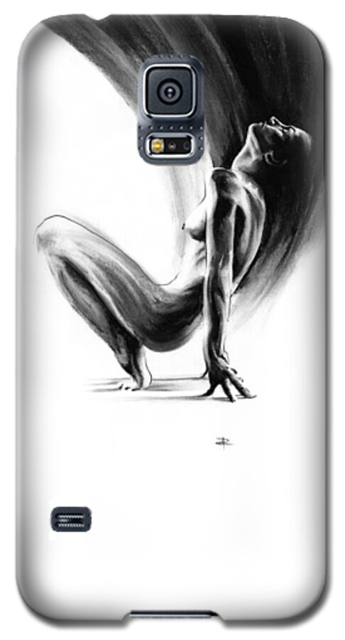 Empathy Galaxy S5 Case featuring the drawing emergent II by Paul Davenport
