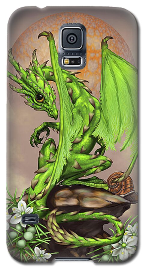 Asparagus Galaxy S5 Case featuring the digital art Asparagus Dragon by Stanley Morrison