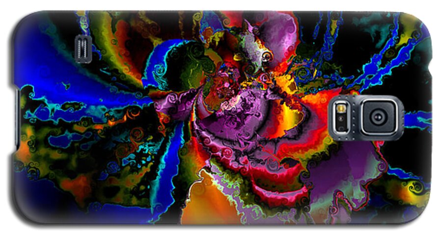 Contemporary Galaxy S5 Case featuring the digital art Assault by the BLUES by Claude McCoy
