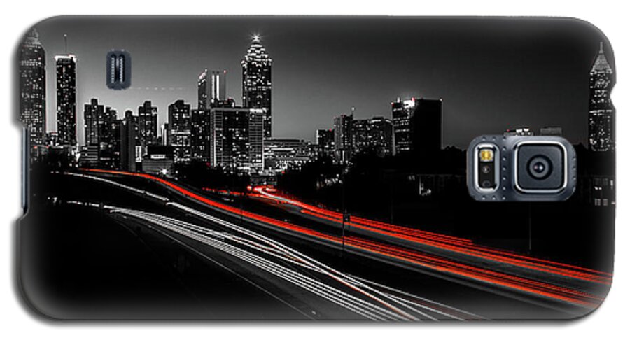Atlanta Galaxy S5 Case featuring the photograph Atlanta Black and White by Kenny Thomas