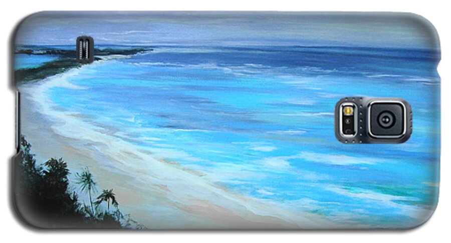Ocean Galaxy S5 Case featuring the painting Atlantis by Jan VonBokel