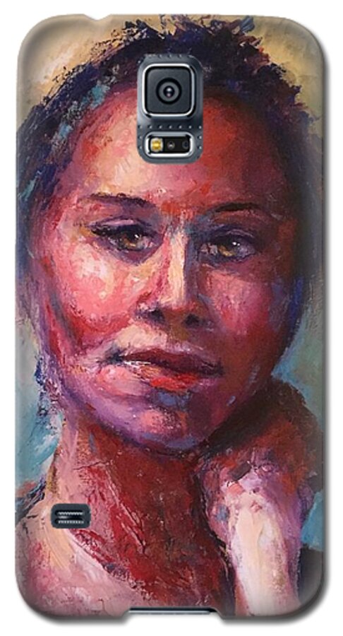 Back To The Garden Galaxy S5 Case featuring the painting Back To The Garden by Shannon Grissom