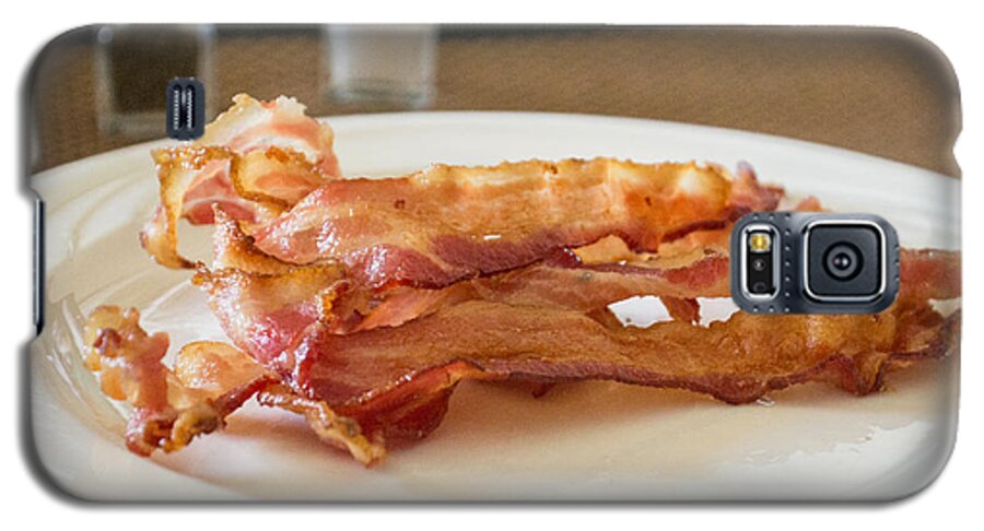 Bacon Galaxy S5 Case featuring the photograph Bacon Breakfast by Wade Brooks