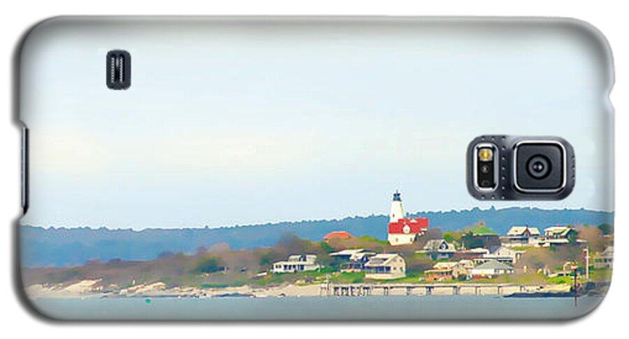 Lighthouse Galaxy S5 Case featuring the digital art Bakers Island Lighthouse by Michelle Constantine