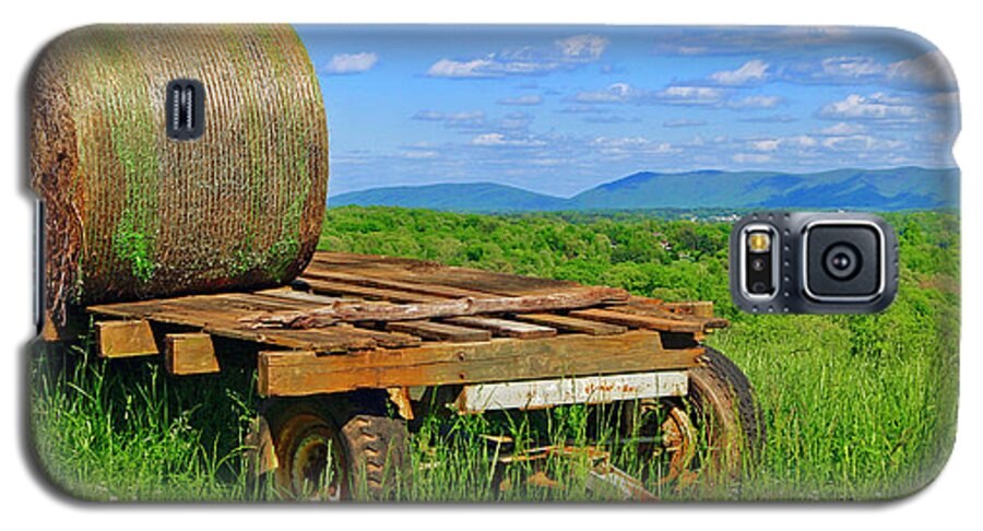 Bales Of Hay Galaxy S5 Case featuring the photograph Bales at Rest by The James Roney Collection
