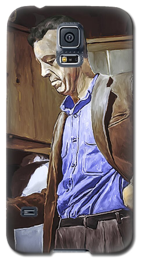 Painting Galaxy S5 Case featuring the painting Bill Wilson by Rick Mosher