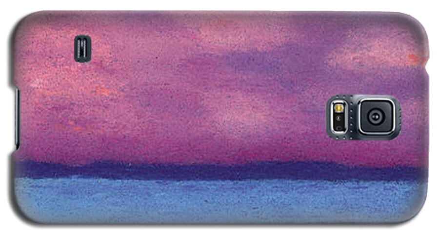 Bimini Galaxy S5 Case featuring the pastel Bimini Sunrise by Anne Katzeff