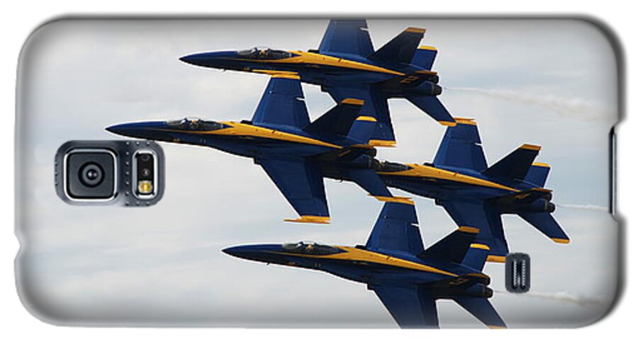 Blue Angels Galaxy S5 Case featuring the photograph Blue Angels 1 by Amanda Jones