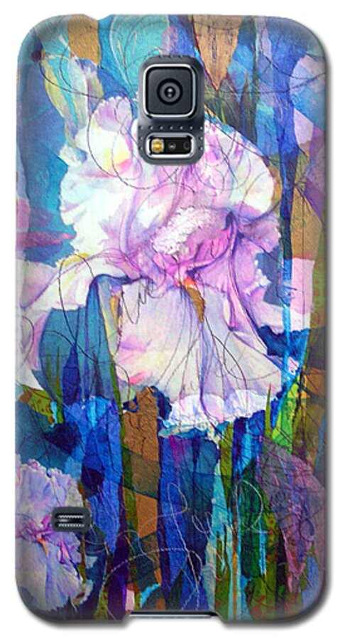 Iris Galaxy S5 Case featuring the painting Blue Beard Returns by Annika Farmer