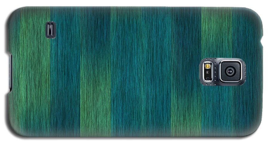 Blue Green Abstract Galaxy S5 Case featuring the photograph Blue Green Abstract 1 by Terri Harper