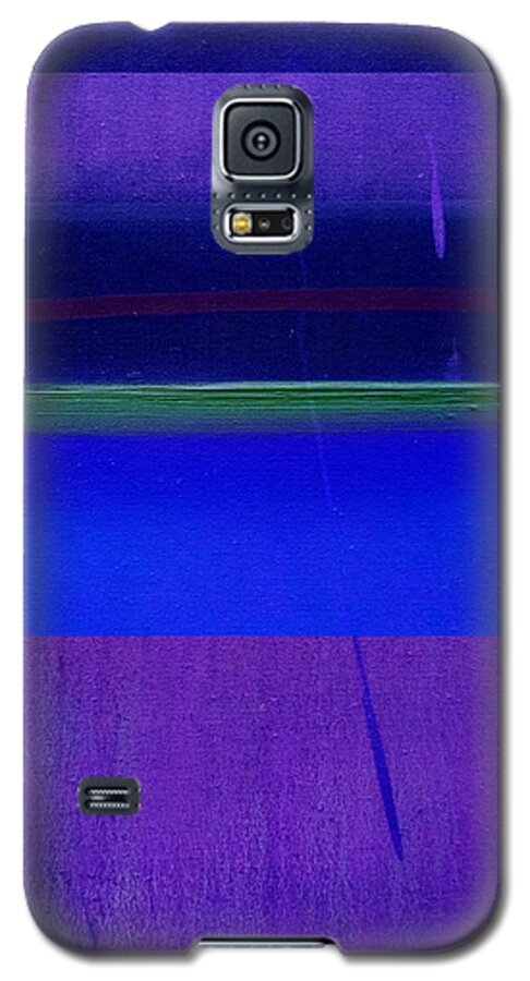 Landscape Galaxy S5 Case featuring the painting Bluescape by Charles Stuart