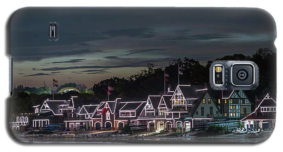 Boathouse Row Philly Pa Night Galaxy S5 Case featuring the photograph Boathouse Row Philly Pa Night by Terry DeLuco