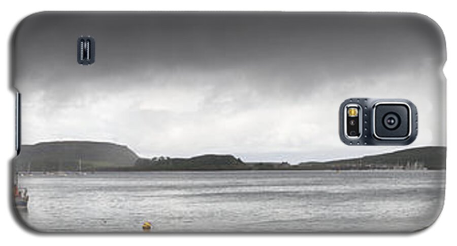 Moored Galaxy S5 Case featuring the photograph Boats Moored In The Harbor Oban by John Short