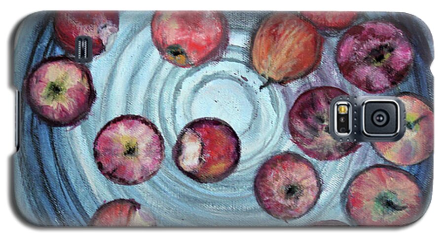 Still Life Galaxy S5 Case featuring the painting Bobbing for Apples by Lyric Lucas