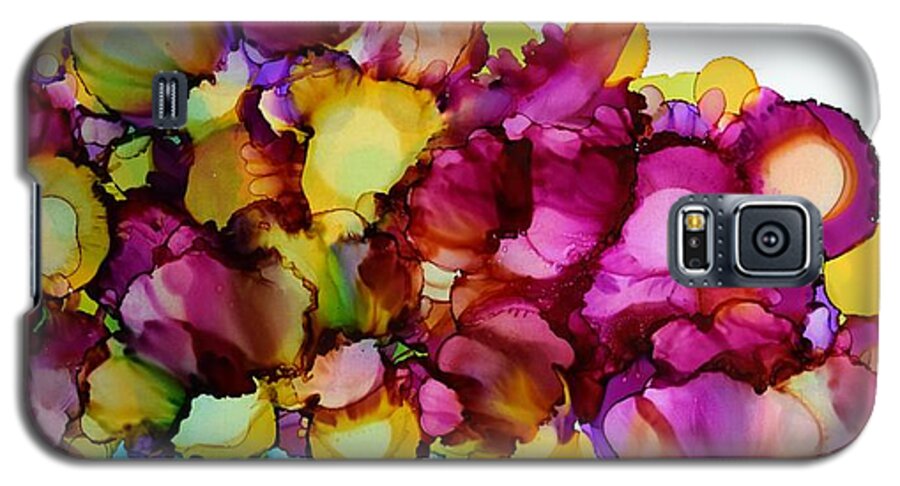 Flowers Galaxy S5 Case featuring the painting Boku Bouquet by Beth Kluth