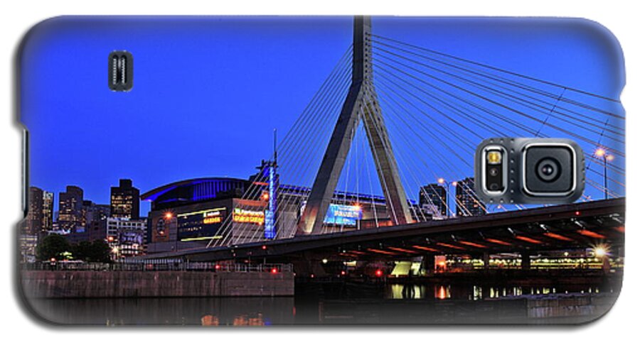 Boston Galaxy S5 Case featuring the photograph Boston Garden and Zakim Bridge by Rick Berk