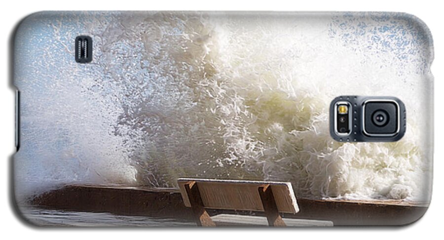 Wave Galaxy S5 Case featuring the photograph Breaking Wave by Natalie Rotman Cote