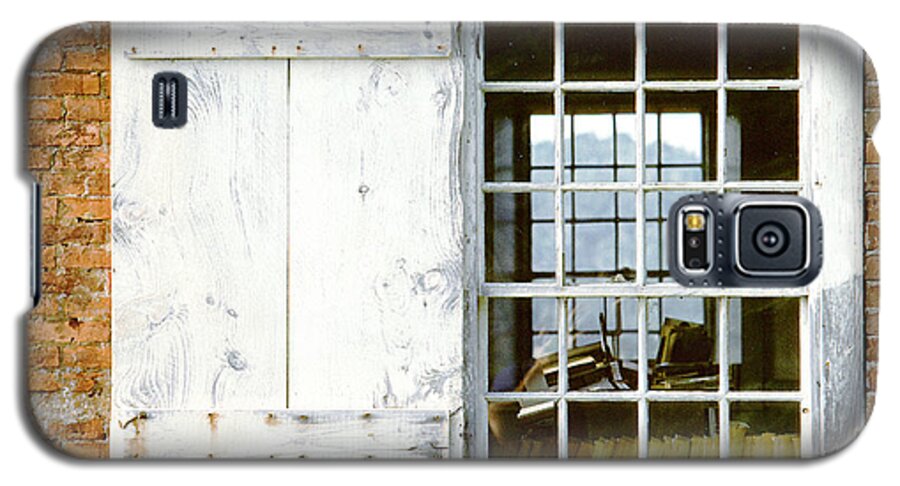 Window Galaxy S5 Case featuring the photograph Brick Schoolhouse Window Photo by Peter J Sucy