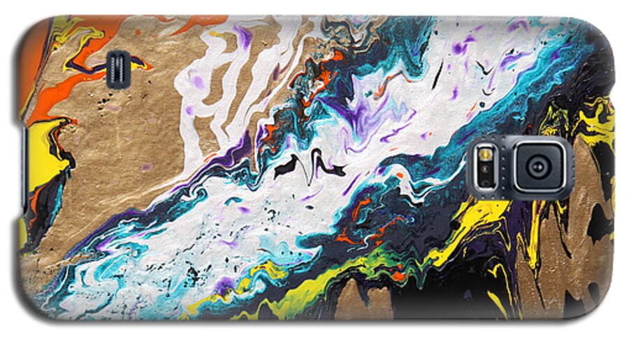Fusionart Galaxy S5 Case featuring the painting Bridge by Ralph White