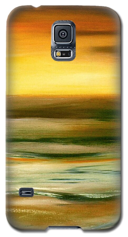 Sunset Paintings Galaxy S5 Case featuring the painting Brushed 7 by Gina De Gorna