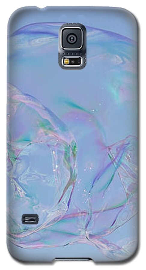 Bubbles Galaxy S5 Case featuring the photograph Bubble Fun 1 by DiDesigns Graphics