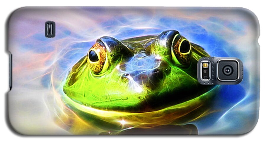 Frog Galaxy S5 Case featuring the photograph Bullfrog by Natalie Rotman Cote
