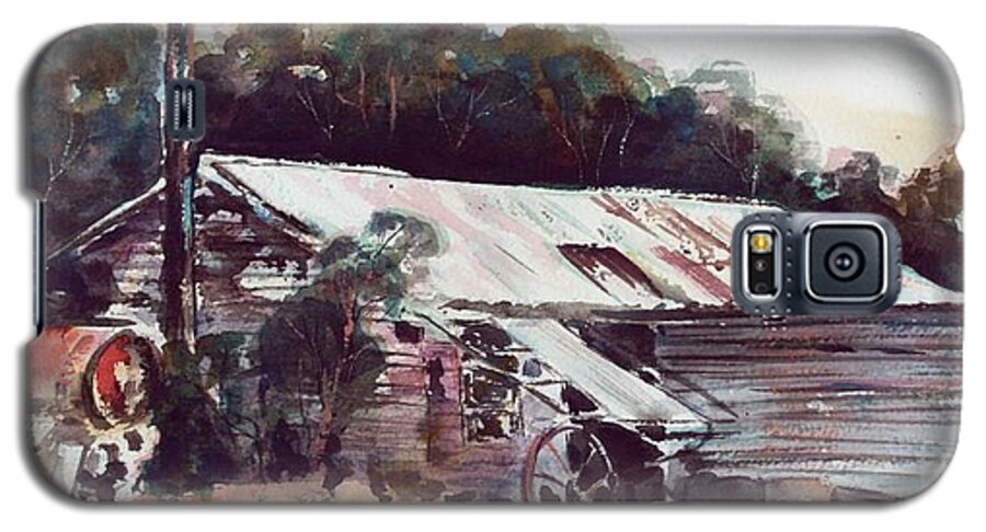 Buninyong Galaxy S5 Case featuring the painting Buninyong Dairy by Ryn Shell