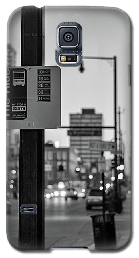  Galaxy S5 Case featuring the photograph Bus Stop by Philip Rodgers