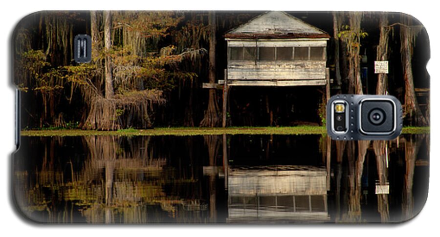 Boat House Galaxy S5 Case featuring the photograph Caddo Lake Boathouse by David Chasey