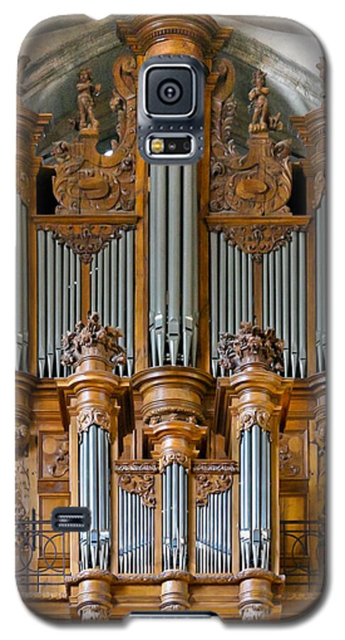 Cahors Galaxy S5 Case featuring the photograph Cahors Cathedral organ by Jenny Setchell
