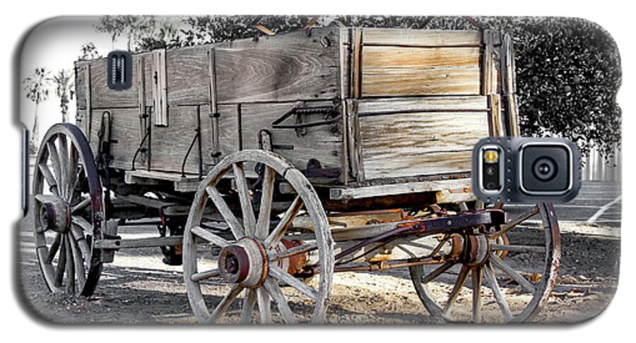 Wagon Galaxy S5 Case featuring the photograph California Farm Wagon by Gene Parks